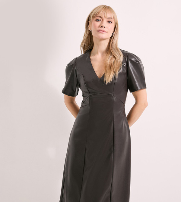 Principles Principles - CHOCOLATE Midi Dresses