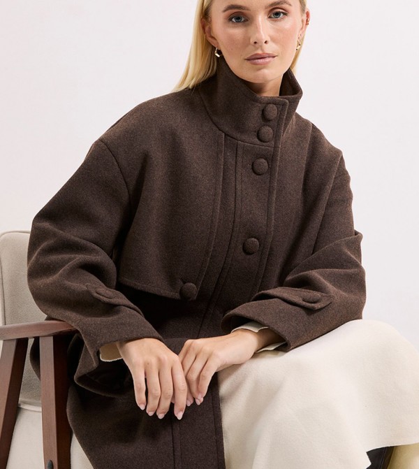 برينسيبالز برينسيبالز - CHOCOLATE معاطف