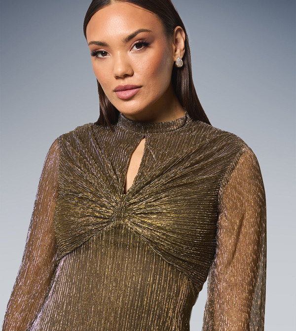 Principles  - Gold Midi Dresses