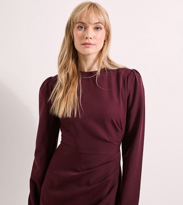 برينسيبالز برينسيبالز - بورغندي Midi Dresses