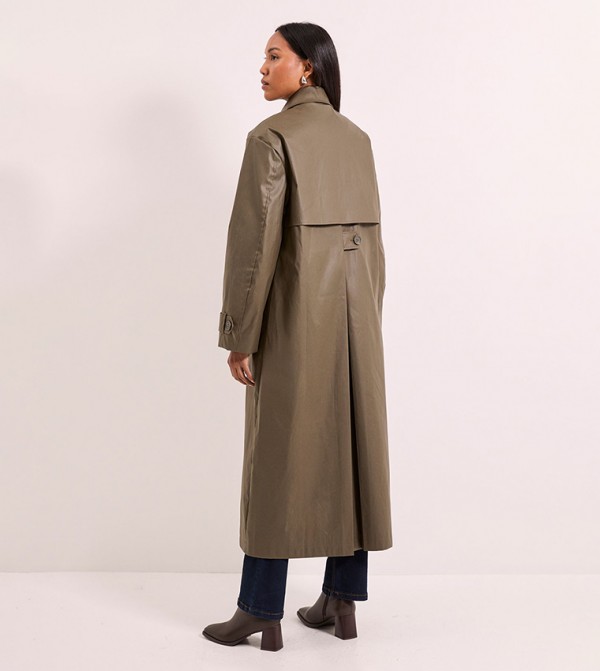 واليس   معاطف - زيتي داكن معاطف