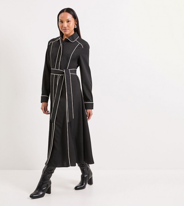 برينسيبالز  برينسيبالز - أسود Shirt & T-Shirt Dresses