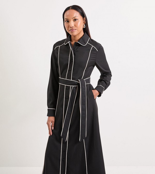 برينسيبالز  برينسيبالز - أسود Shirt & T-Shirt Dresses