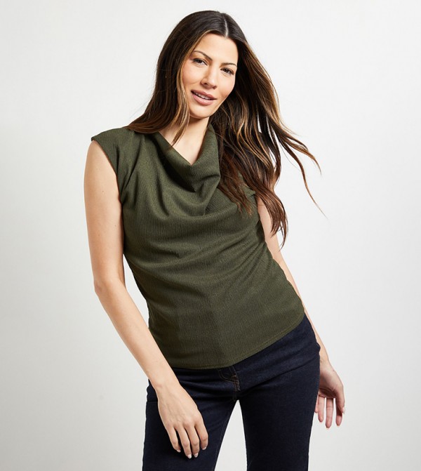 برينسيبالز  برينسيبالز - كاكي Sleeveless Tops