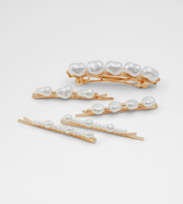 Aldo Accessories  Hair Clips - White Hair Clips