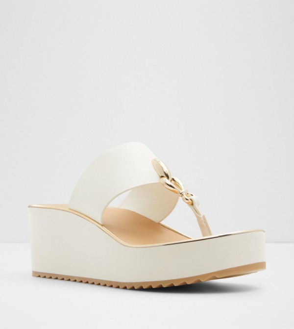 Aldo  Sandals - White Wedges