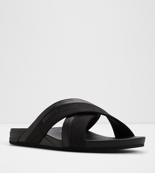 Aldo Sandals - Black Casual Sandals