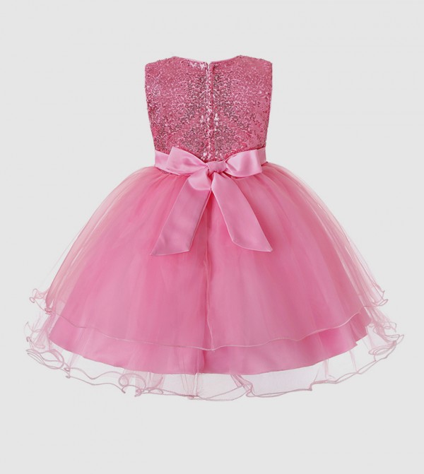 Ddaniela Kids Ramadan - Pink Party Dress