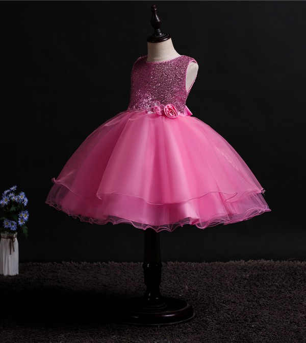 Ddaniela Kids Ramadan - Pink Party Dress