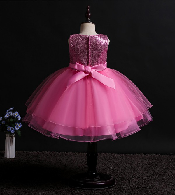 Ddaniela Kids Ramadan - Pink Party Dress