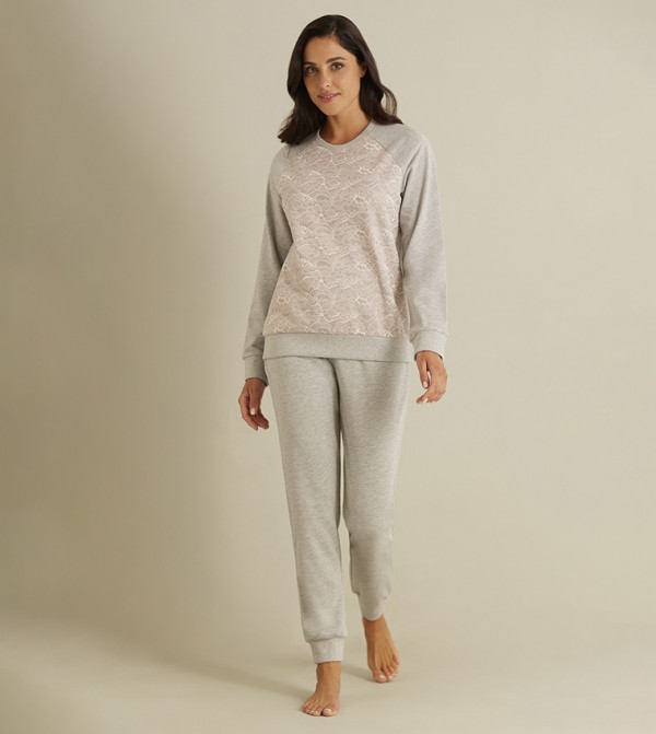 Yamamay Yamamay - Grey Nightsuits/Pyjama Set