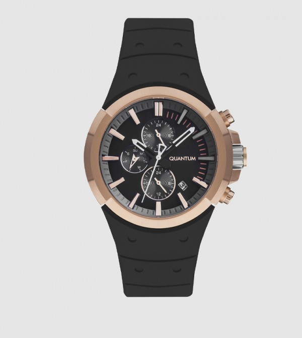 Quantum Quantum - Black Analog Watches
