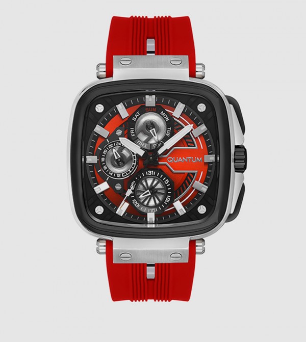 Quantum  - Red Analog Watches