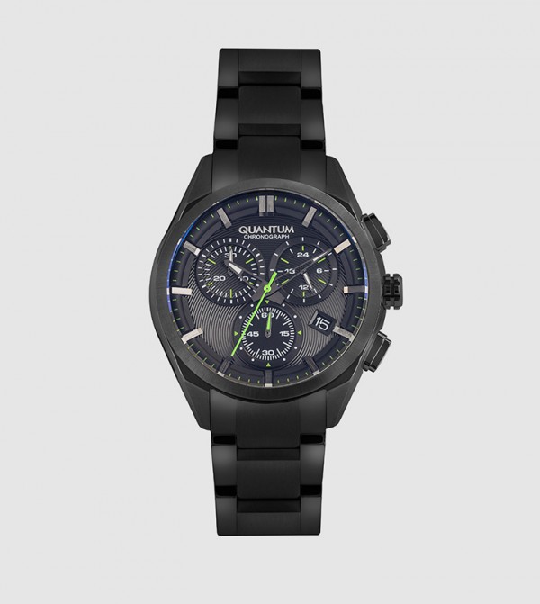 Quantum Quantum - Black Analog Watches