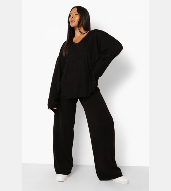 boohoo  - Black Nightsuits/Pyjama Set