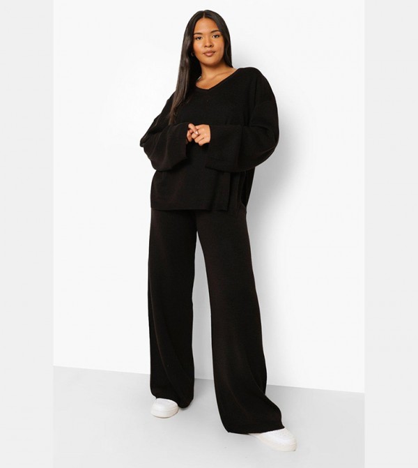 boohoo  - Black Nightsuits/Pyjama Set