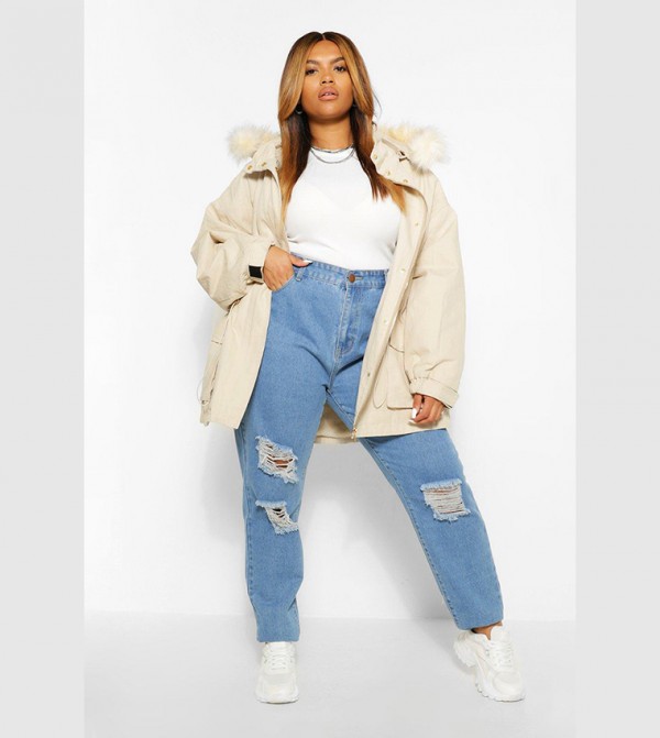 boohoo  - Black Parka Jackets
