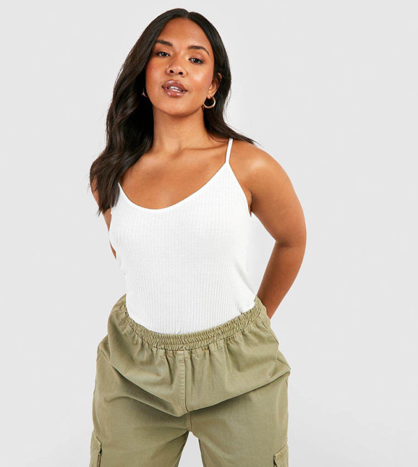 boohoo Plus Size - White Tops & T-shirts