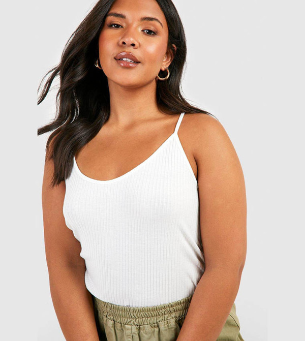 boohoo Plus Size - White Tops & T-shirts