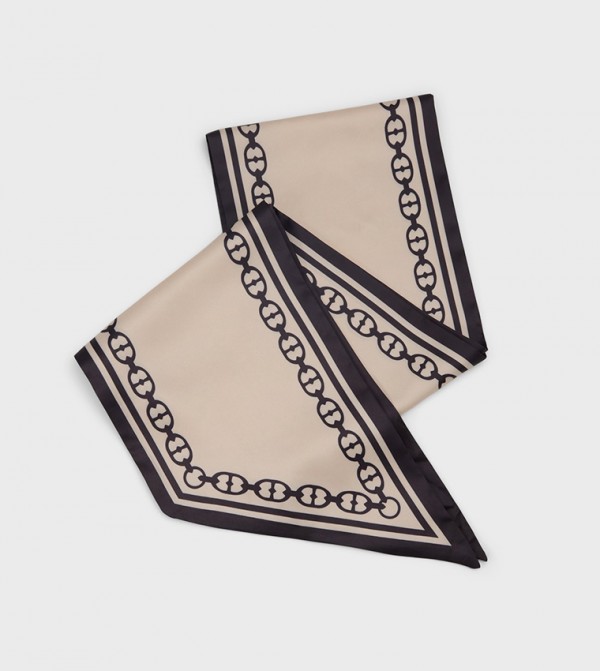 Aldo Accessories  Scarves - Beige Silk Scarves