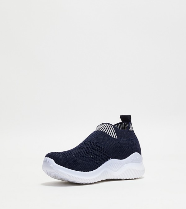 ZAHA ZAHA - Blue Casual Slip-On's