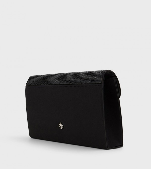 كول ات سبرنج شنط كلاتش - أسود حقائب يد