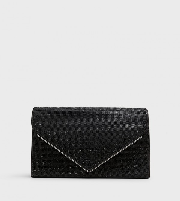 كول ات سبرنج شنط كلاتش - أسود حقائب يد