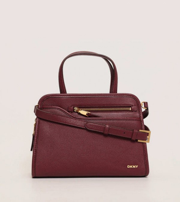 دكني دي كيه إن واي - أحمر Satchel Bags