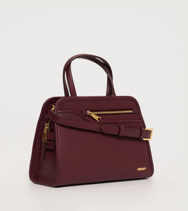 دكني دي كيه إن واي - أحمر Satchel Bags