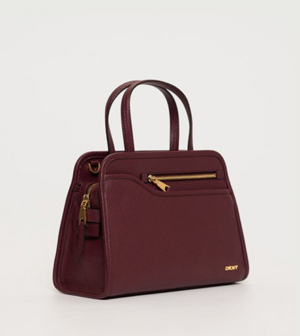 دكني دي كيه إن واي - أحمر Satchel Bags