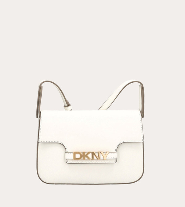 دكني دي كيه إن واي - أبيض حقائب بحمالة طويلة