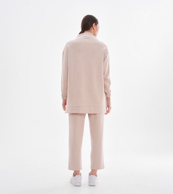 Marvella By Rasha  Clothing Sets - Beige Co-Ord Set