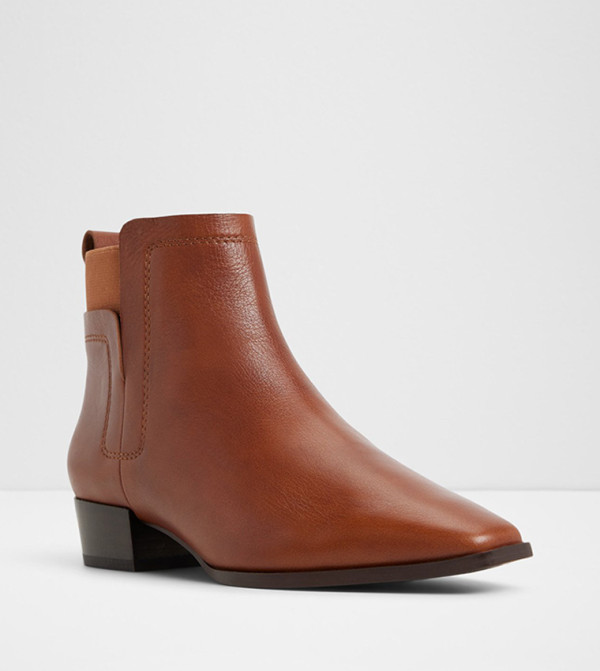 ألدو أبوات - بني Ankle length Boots