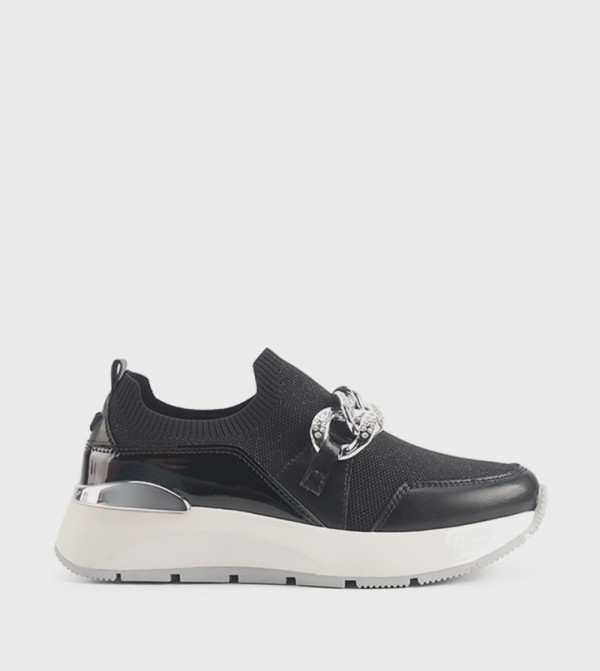 Nine West  Slip-Ons - Black Casual Slip-ons