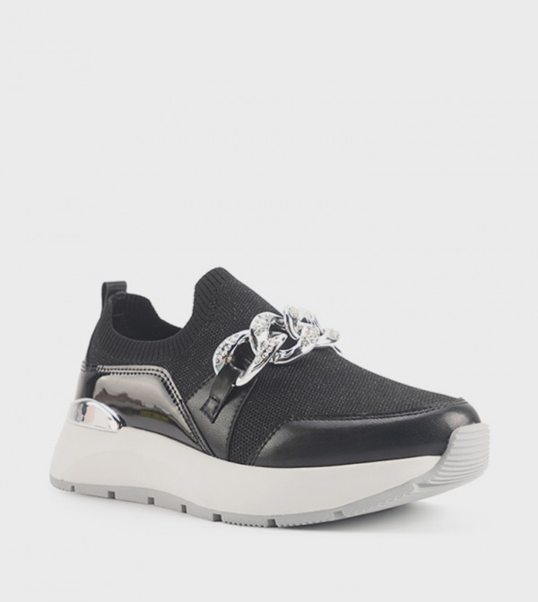 Nine West  Slip-Ons - Black Casual Slip-ons