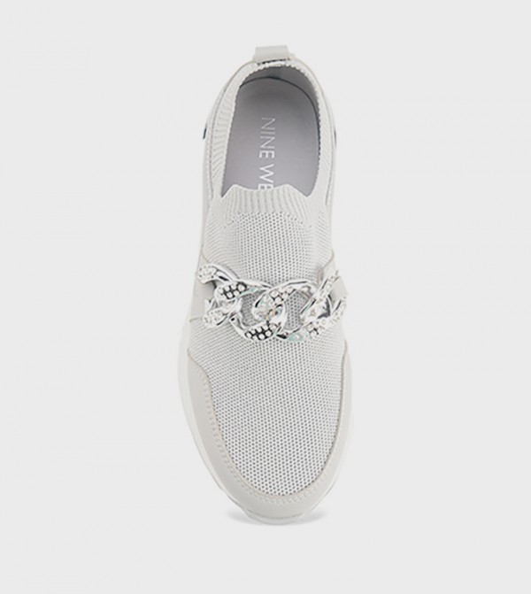 Nine West  Slip-Ons - Grey Casual Slip-ons