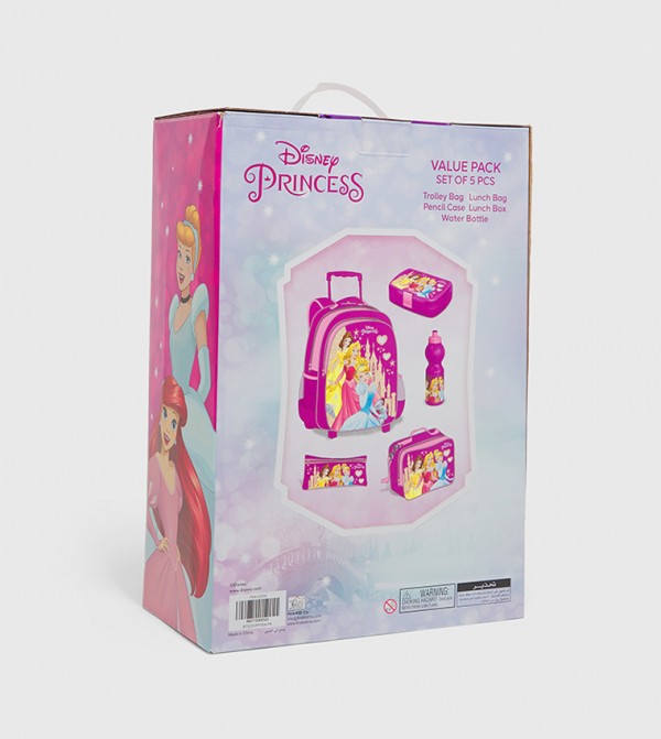 R&B  - Pink Trolley Backpack Set