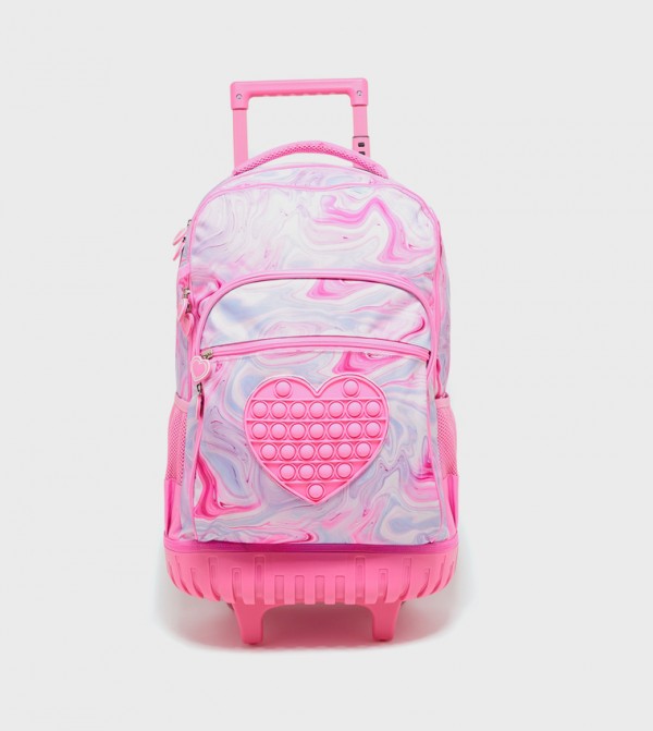 R&B  Trolley Backpack - Pink Trolley Backpack