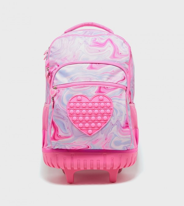 R&B  Trolley Backpack - Pink Trolley Backpack