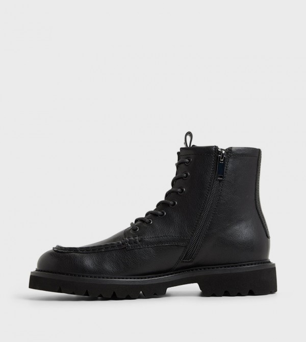 Call it Spring Call It Spring - Black Lace up Boots