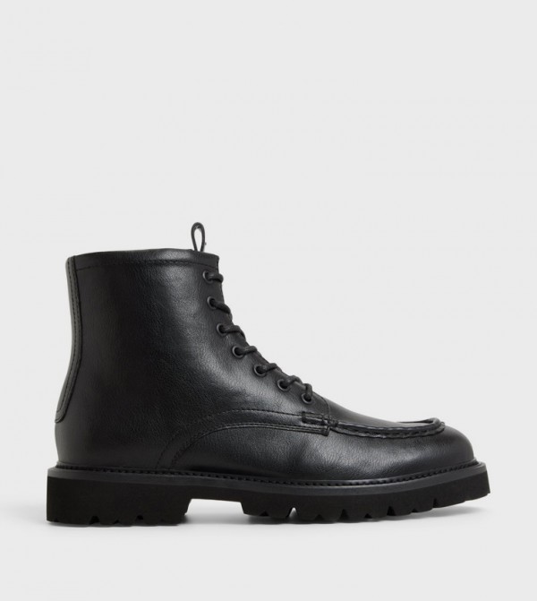 Call it Spring Call It Spring - Black Lace up Boots