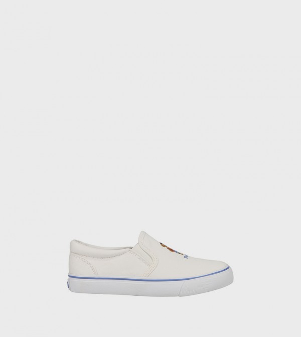 Polo Ralph Lauren  Casual Shoes - Beige Casual Slip-On's