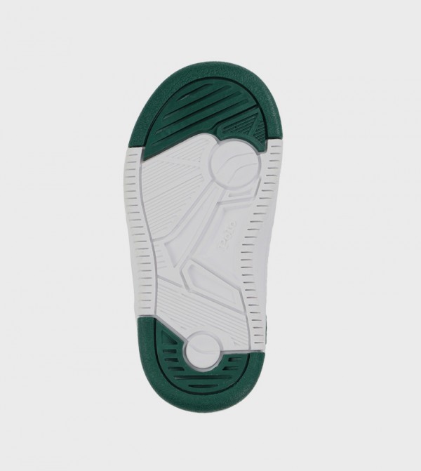 بولو رالف لورين - أبيض أحذية برقبة منخفضة