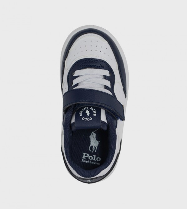 بولو رالف لورين بولو رالف لورين - أبيض أحذية برقبة منخفضة