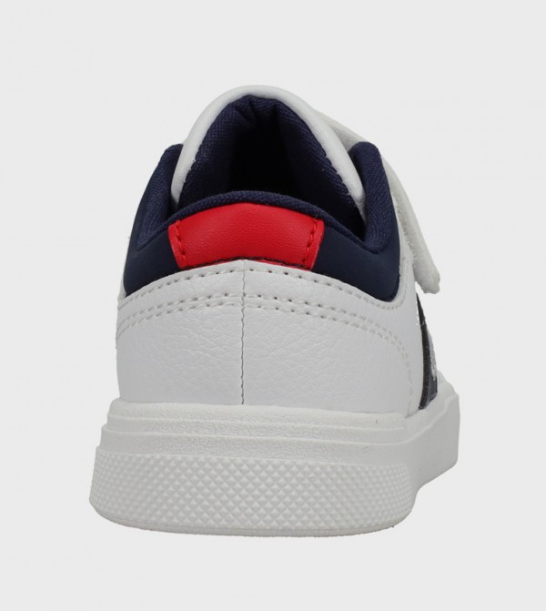 بولو رالف لورين - أبيض أحذية برقبة منخفضة