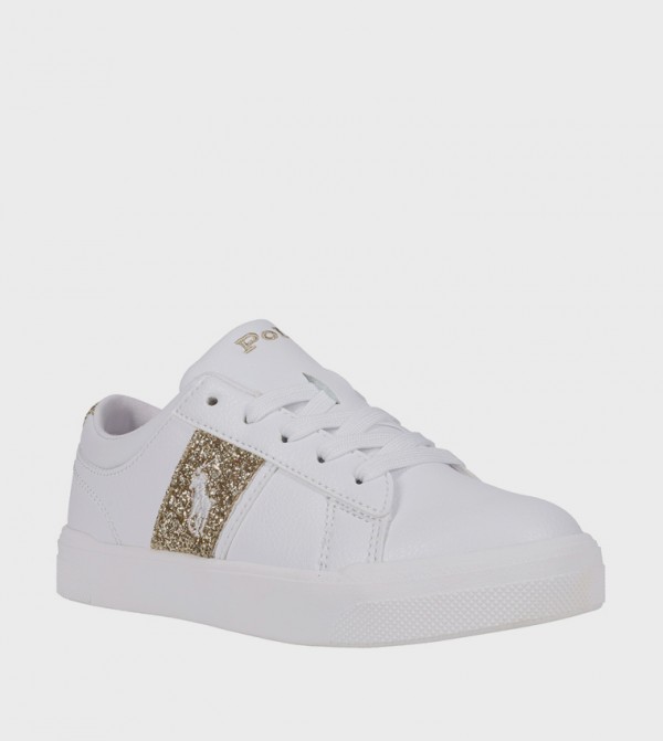 بولو رالف لورين بولو رالف لورين - أبيض أحذية برقبة منخفضة 