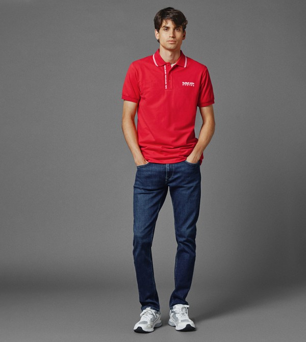 Red Bull Racing X Pepe Jeans Red Bull Racing X Pepe Jeans - Red Polo T-shirts