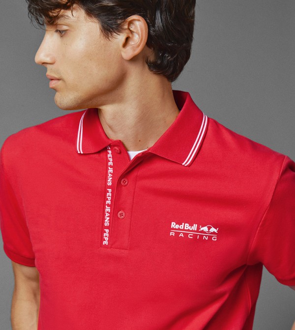 Red Bull Racing X Pepe Jeans Red Bull Racing X Pepe Jeans - Red Polo T-shirts