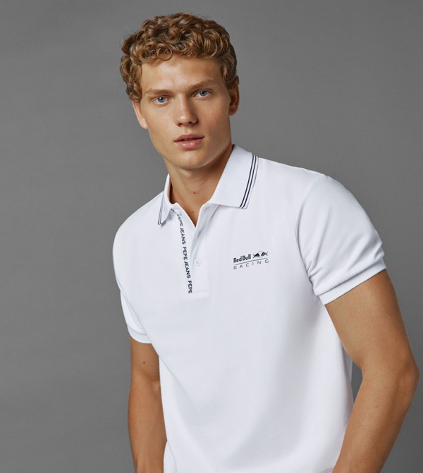 Red Bull Racing X Pepe Jeans Red Bull Racing X Pepe Jeans - White Polo T-shirts