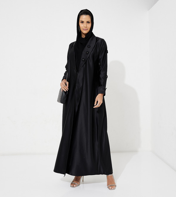 Rosette Abaya Rosette Abaya - Black Abayas